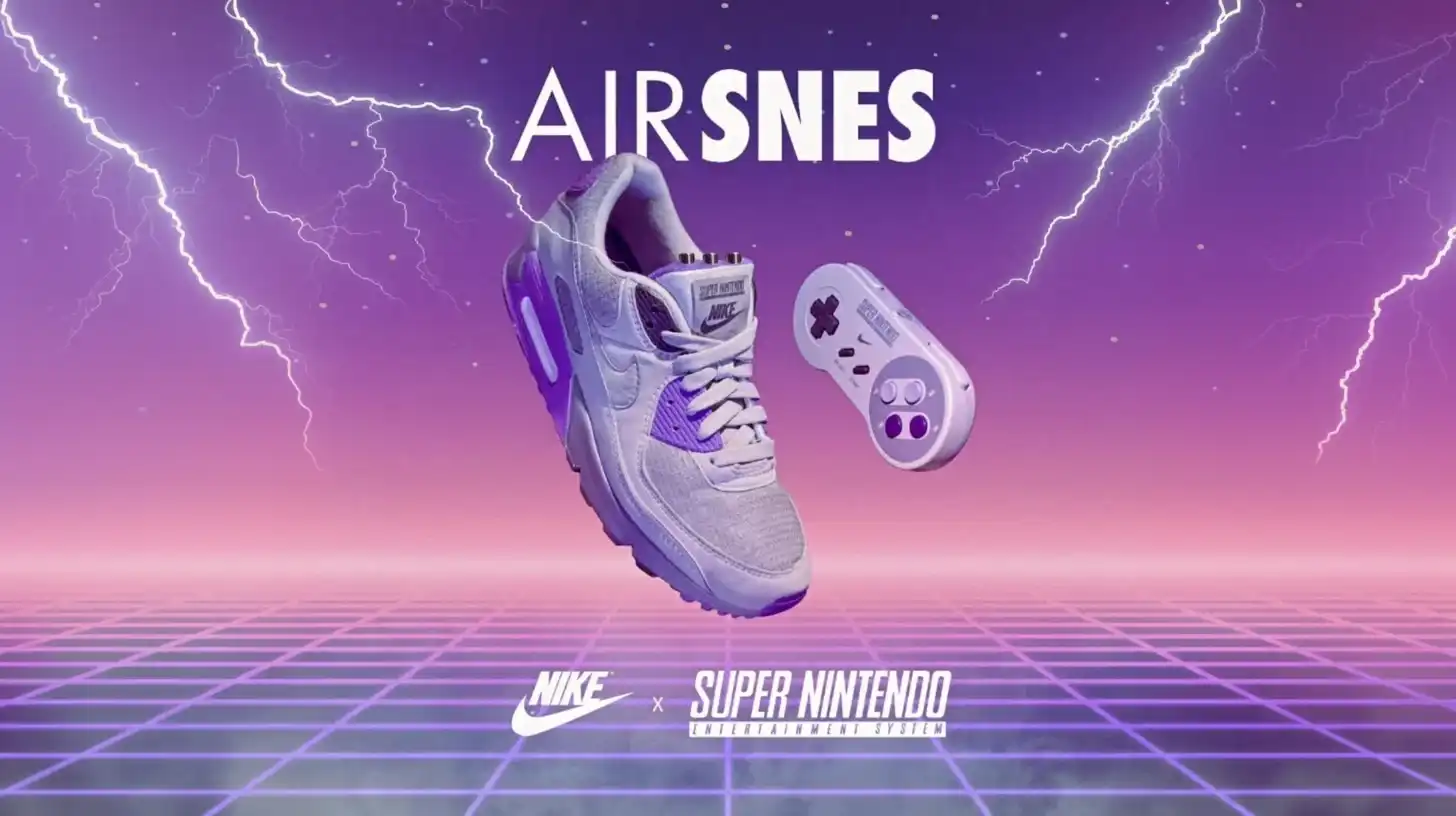 Air SNES: designer transforma Nike Air Max 90 em um Super Nintendo funcional